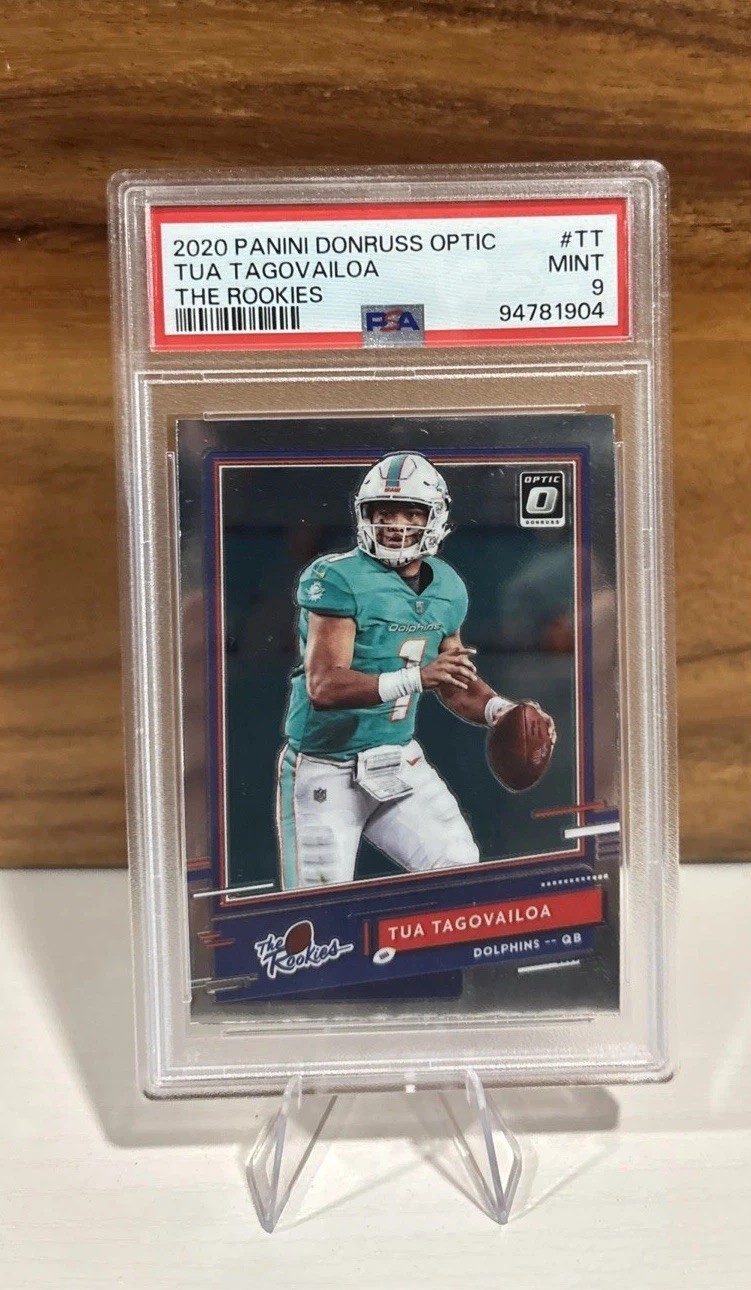 2020 Panini Donruss Optic The Rookies Tua Tagovailoa #TT PSA 10 GEM MT Rookie RC