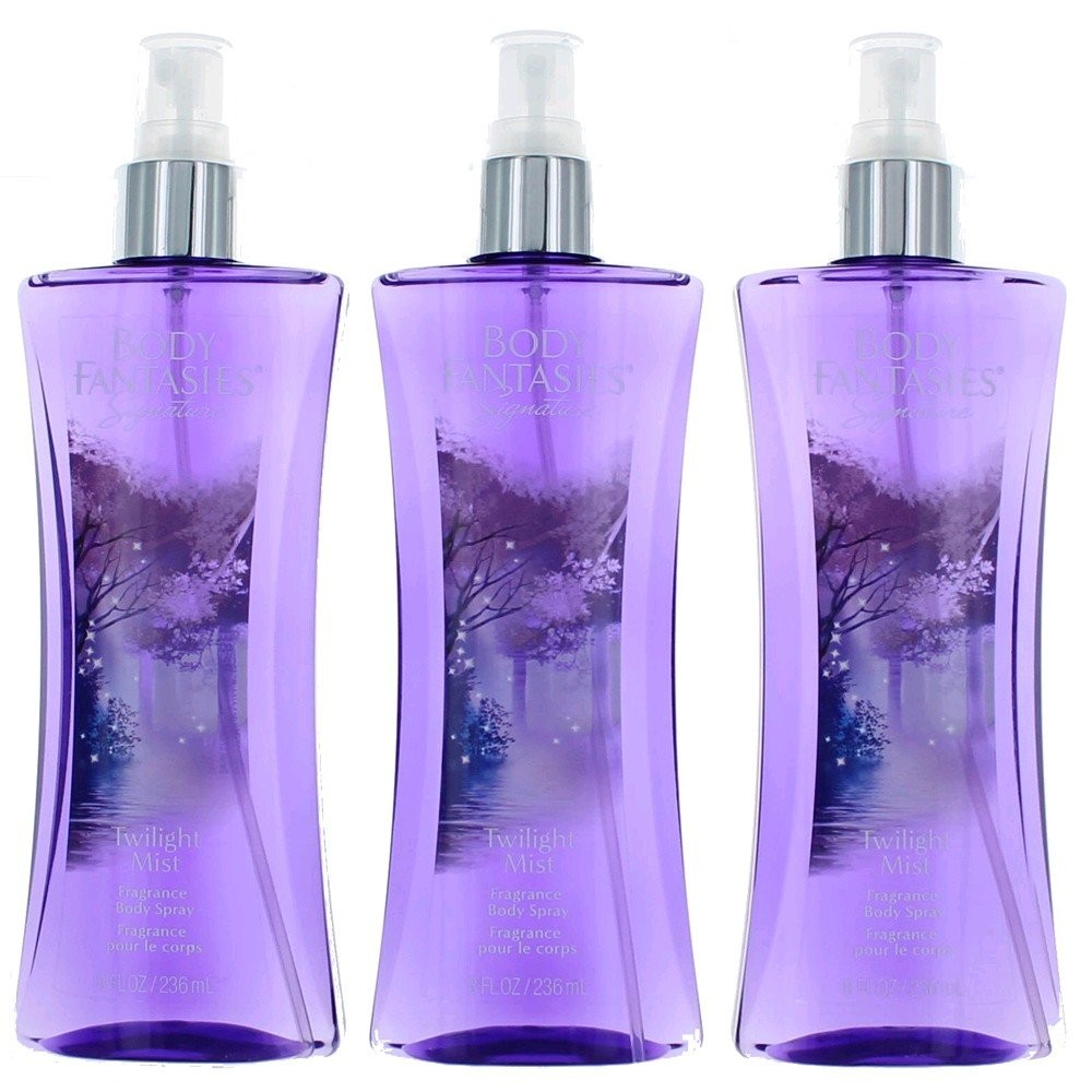 Twilight Mist Body Fantasies 3 Pack 8oz Fragrance Body Spray Women