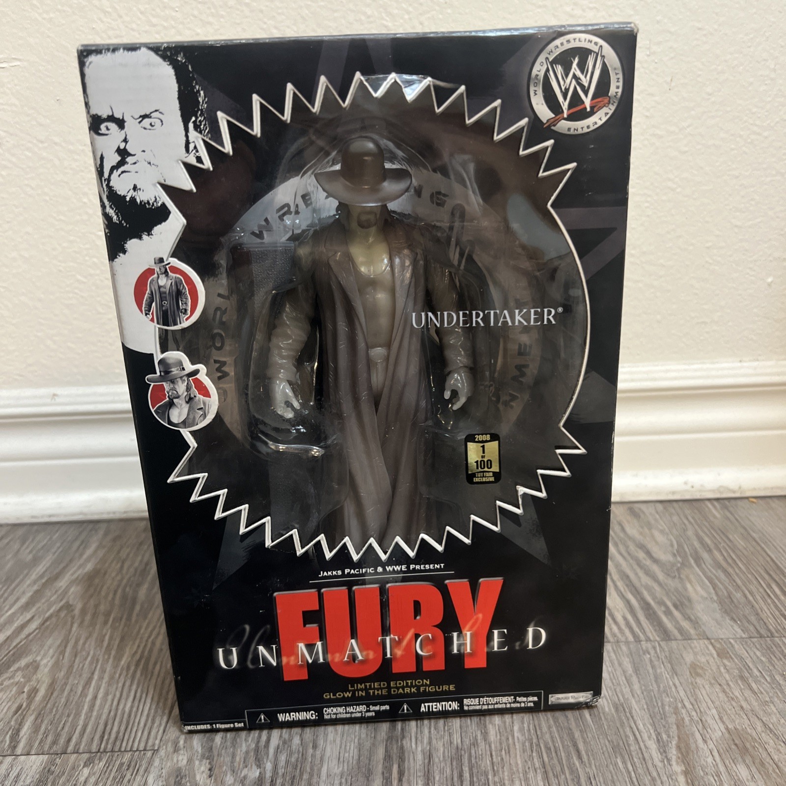 WWE 2008 Jakks Unmatched Fury Exclusive 1 of 100 Undertaker WWE 2008 Jakks Unmatched Fury Exclusive 1 of 100 Undertaker