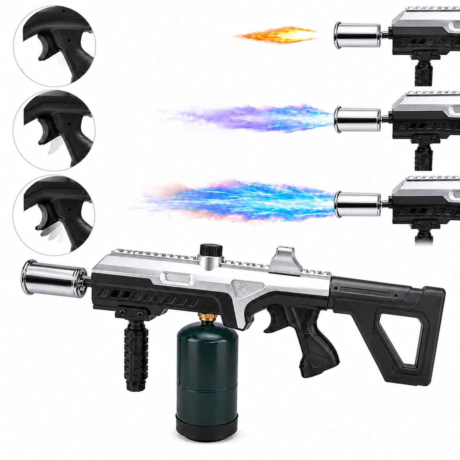 Powerful Grill Torch Gun | Propane Torch Gun, Adjustable Flamethrower Kitchen Powerful Grill Torch Gun | Propane Torch Gun, Adjustable Flamethrower Kitchen