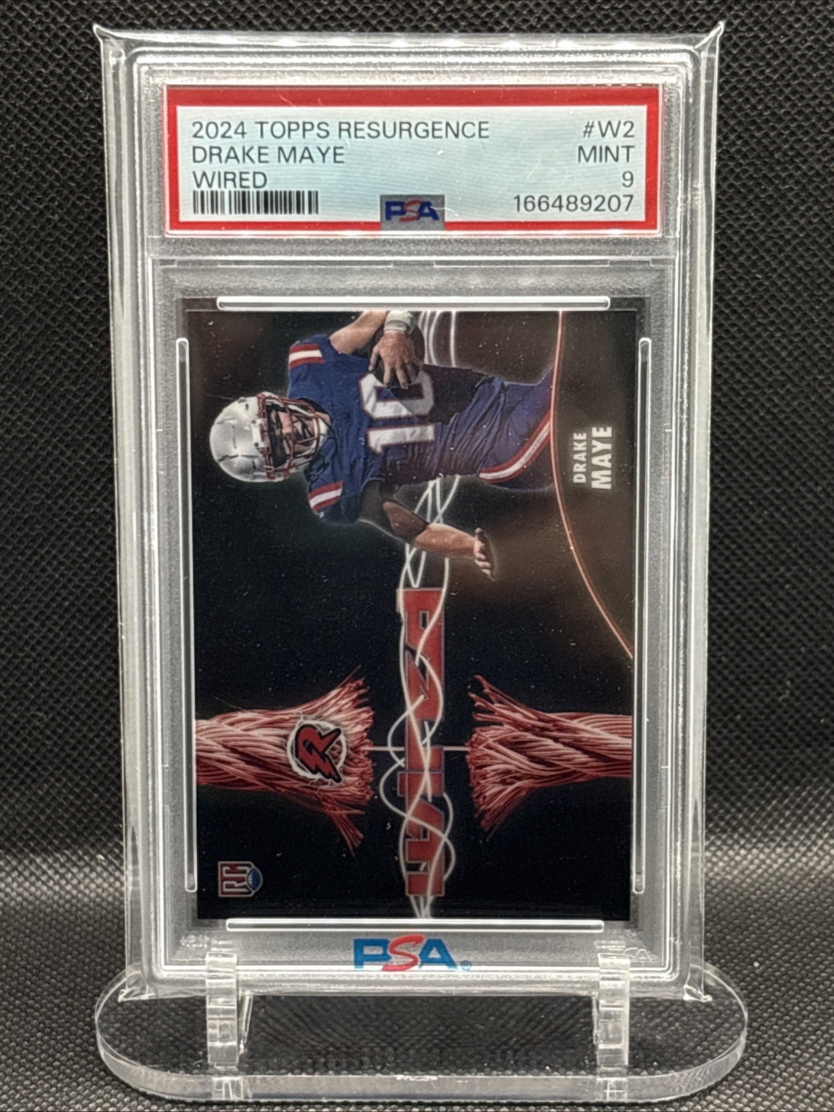 2024 Topps Resurgence DRAKE MAYE *ROOKIE WIRED* #W-2 SSP CASE HIT 2024 Topps Resurgence DRAKE MAYE *ROOKIE WIRED* #W-2 SSP CASE HIT