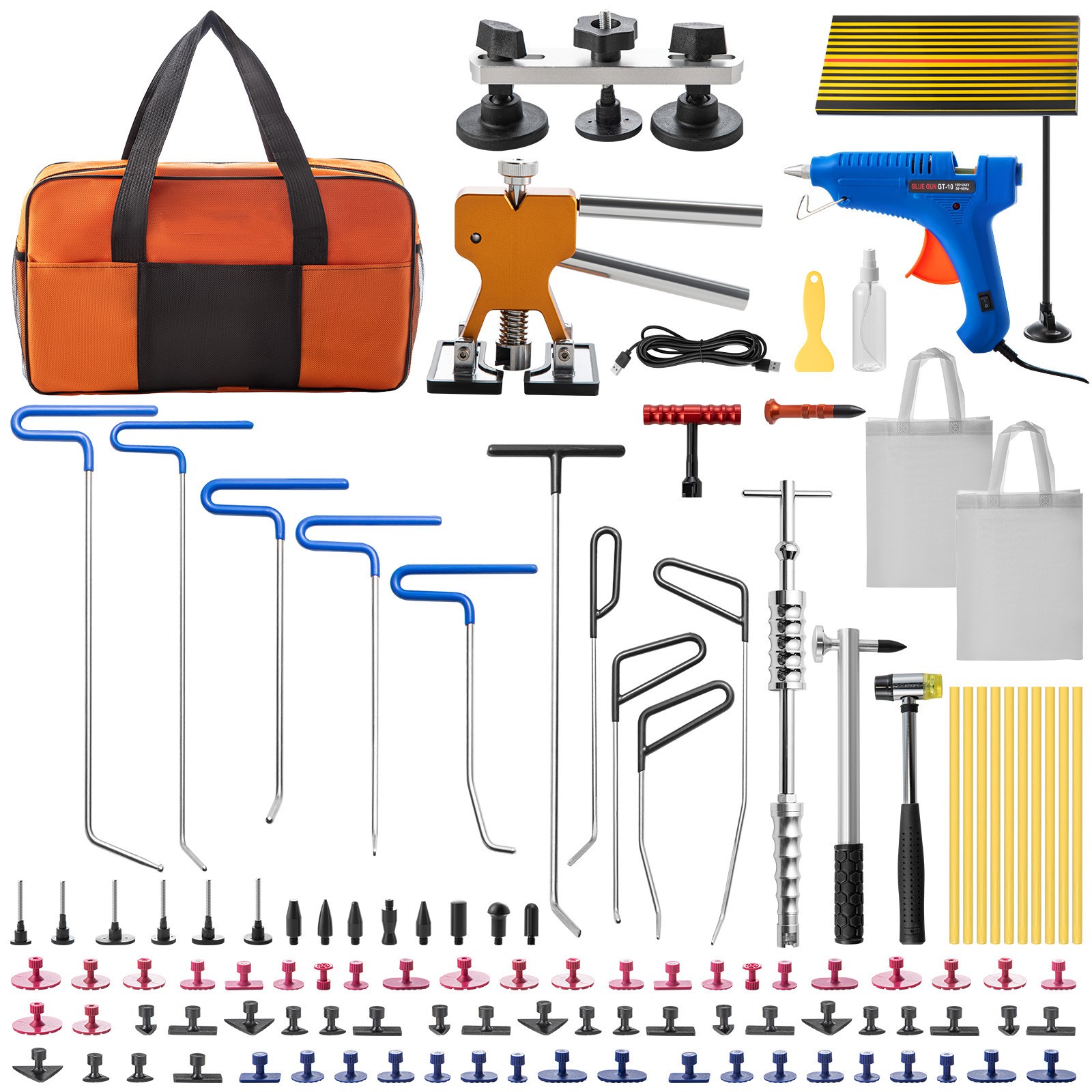 Uimoso Paintless Dent Repair Kit with 89 Stainless Steel Tools for Dent Removal Uimoso Paintless Dent Repair Kit with 89 Stainless Steel Tools for Dent Removal