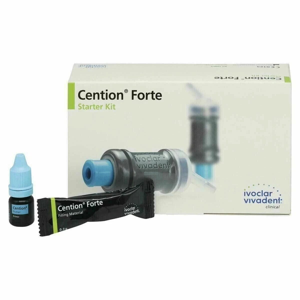 Ivoclar Vivadent Cention Forte Pack of 50 Capsules  Free II Ship
