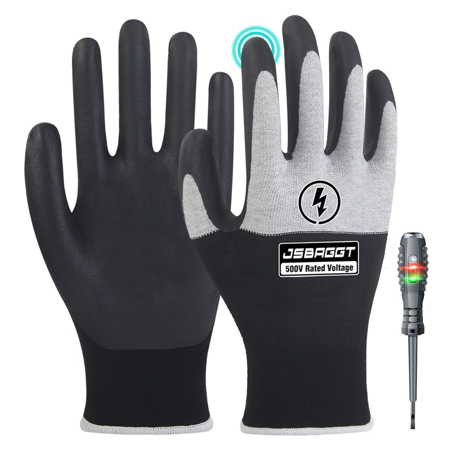 Electrical Insulated Gloves 500V-1PC Voltage Resistance Electrician High Voltage