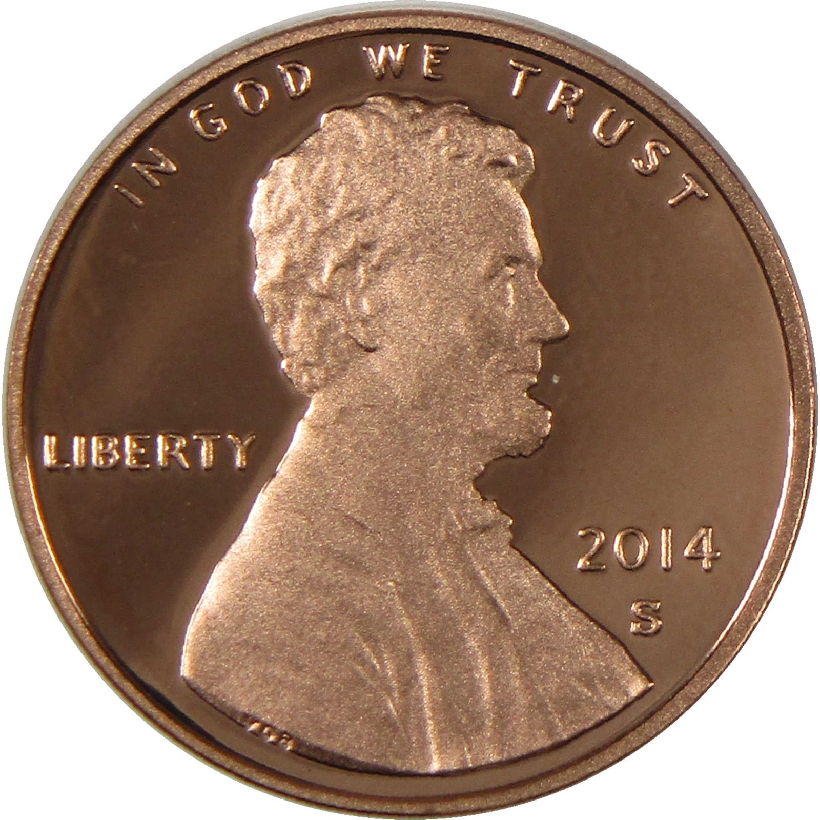 2014 S Lincoln Shield Cent Proof Penny 1c Coin Collectible