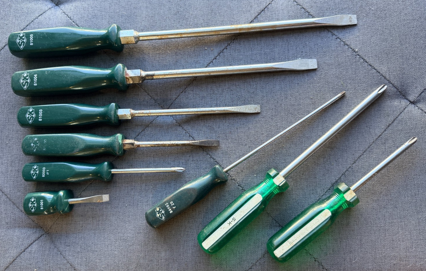 Vintage SK Screwdrivers Lot of 9 S-K ,Phillips,Flat Head,Stubby,Torx Vintage SK Screwdrivers Lot of 9 S-K ,Phillips,Flat Head,Stubby,Torx