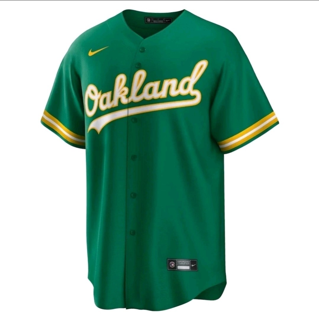 Nike Oakland Athletics A's Green Alternate Replica Jersey Men's Size Medium NWOT