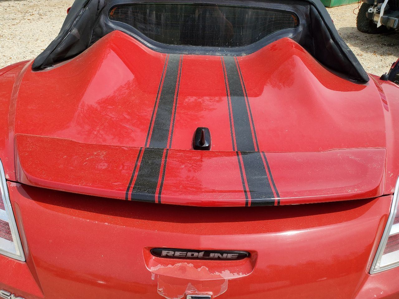 2007 2008 2009 2010 Saturn Sky OEM Rear Trunk Spoiler Victory Red Redline