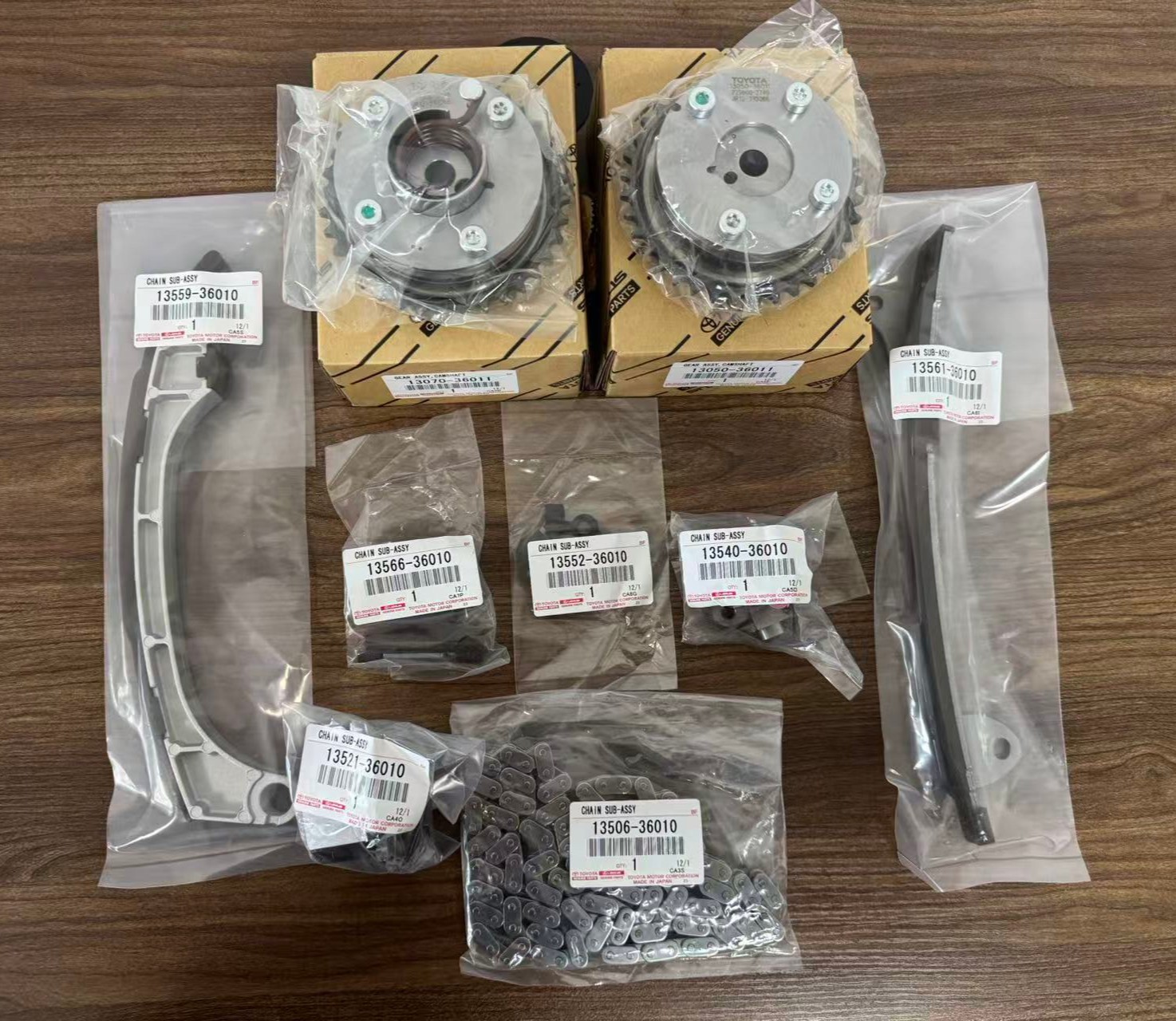 NEW Camshaft Timing Chain Kit For Toyota Camry Rav4 Highlander 1ARFE 2ARFE