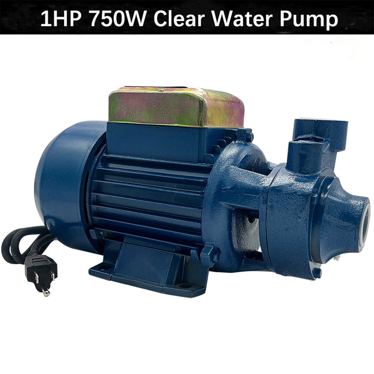 1HP Clear Water Pump Electric Centrifugal Self-Priming Industrial Farm Pool Pond 1HP Clear Water Pump Electric Centrifugal Self-Priming Industrial Farm Pool Pond