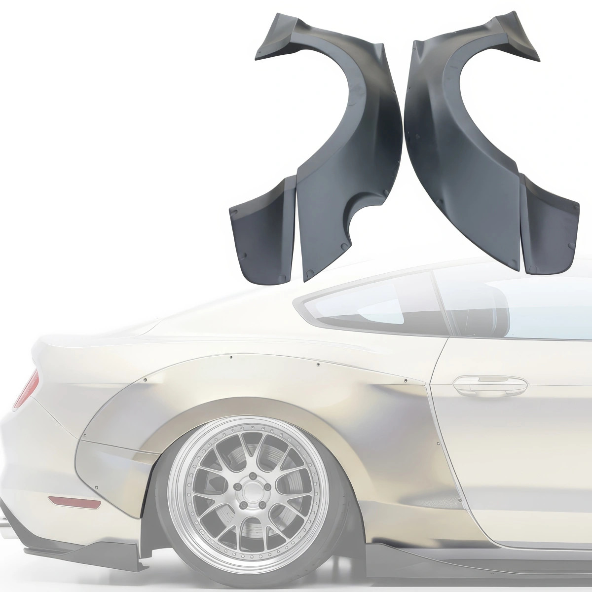 VSaero FRP RBOT Wide Body Fender Flares (rear) for Mustang Ford 15-20 vsaero_10