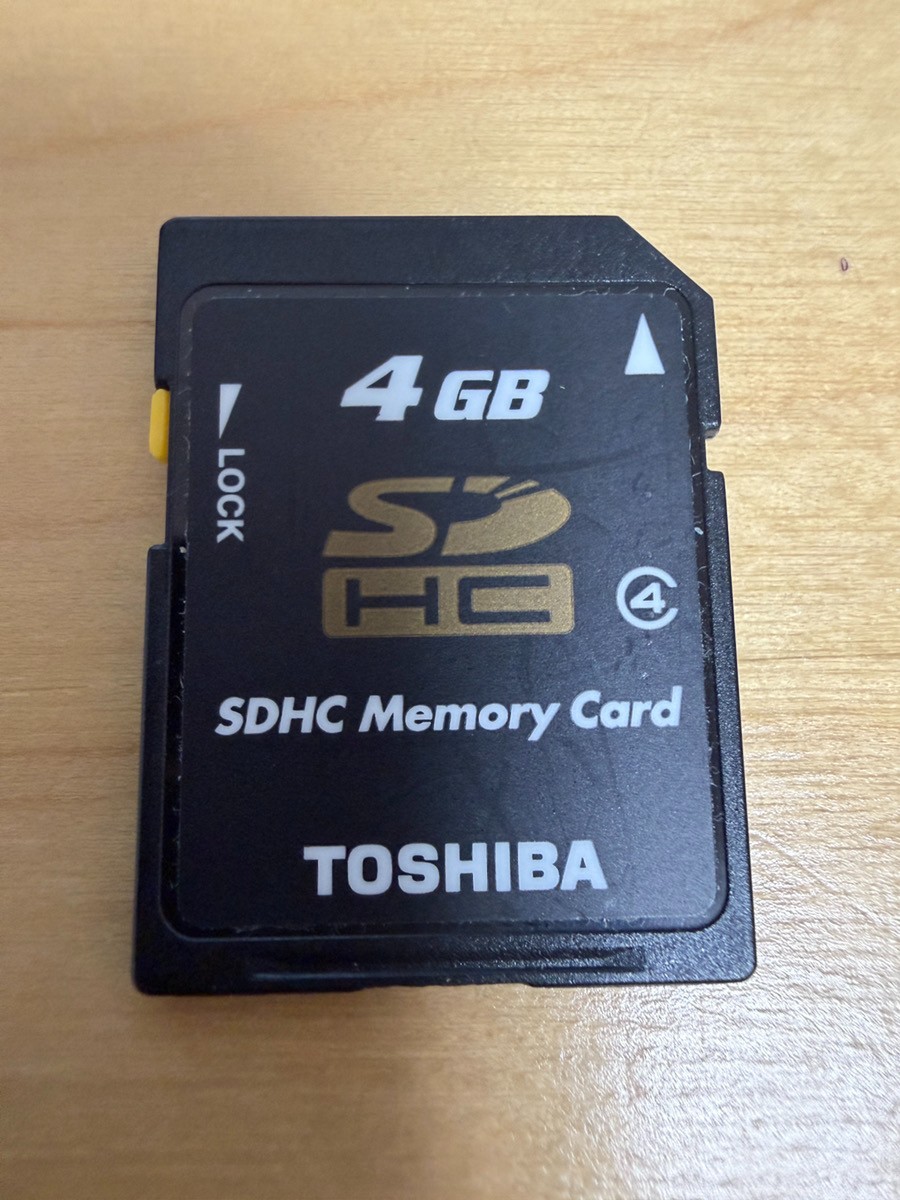 Tested [ Unused ] 4GB SD SDHC Memory Card TOSHIBA Bland #13