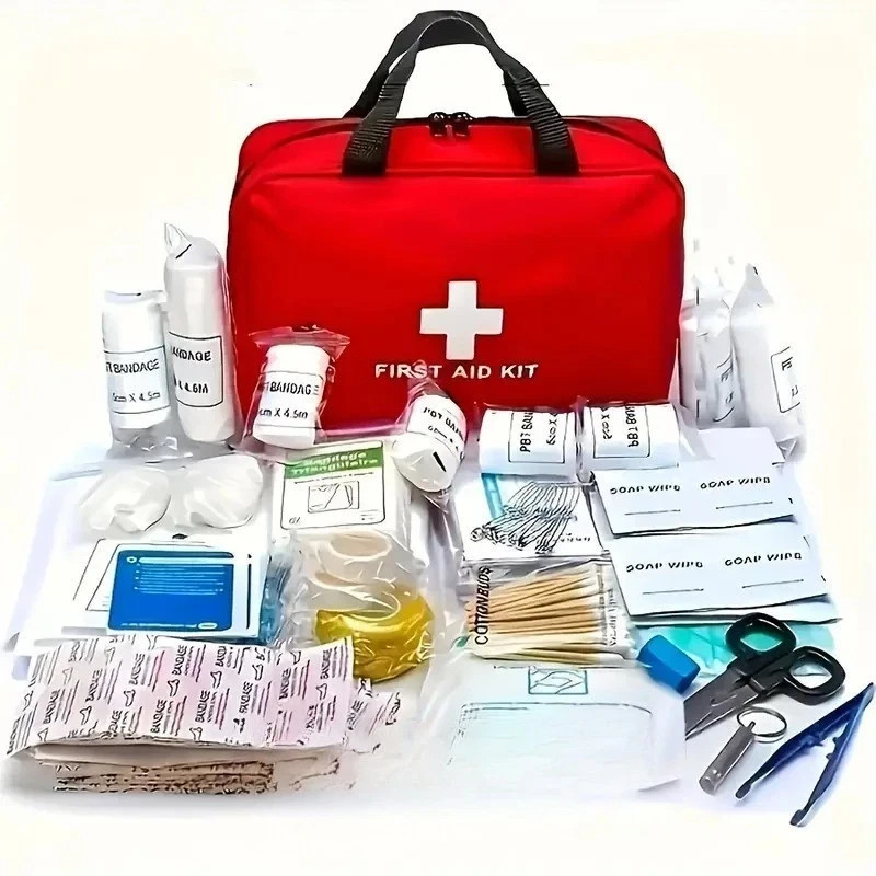 160 Pcs First Aid Car Kit Medical Emergency Trauma Basic Tactical Survival Bag 160 Pcs First Aid Car Kit Medical Emergency Trauma Basic Tactical Survival Bag
