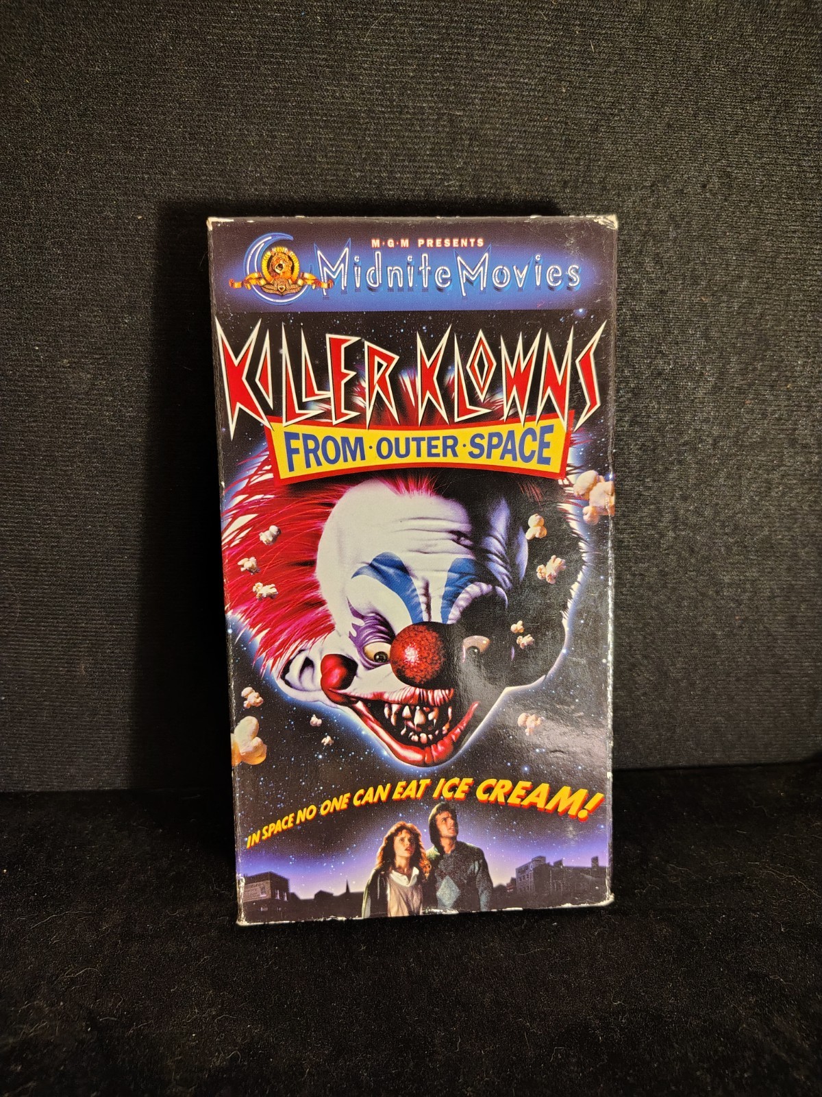 Midnite Movies: Killer Klowns From Outer Space VHS Clowns Cult movie 1988 TESTED