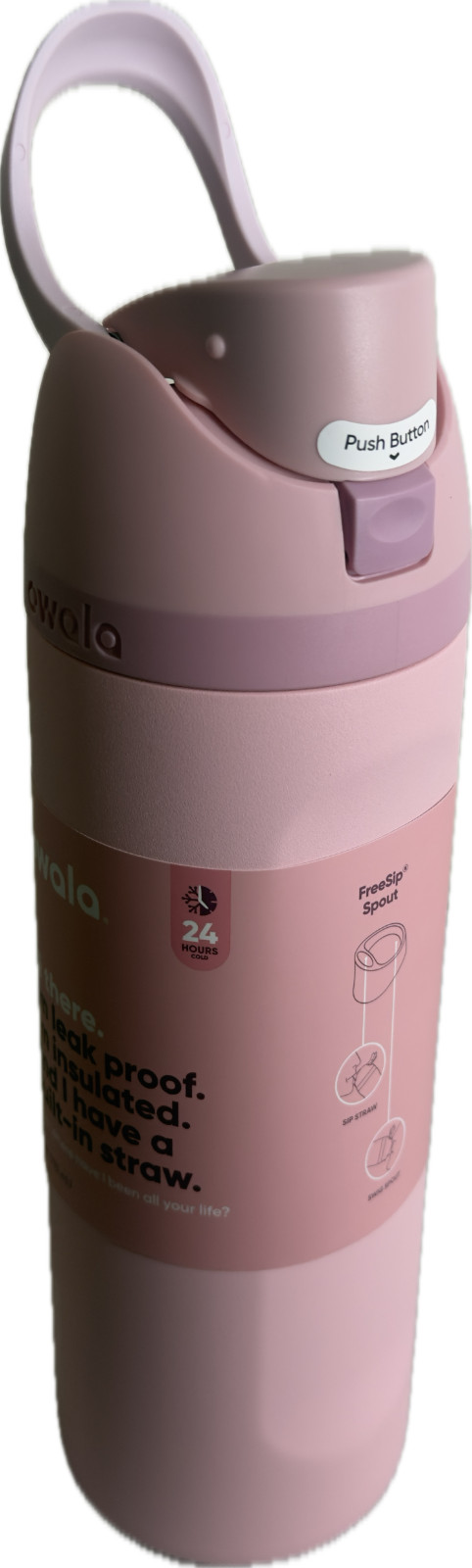 Owala C07738 Rose Quartz FreeSip Stainless Steel 24oz (New/Unused) Owala C07738 Rose Quartz FreeSip Stainless Steel 24oz (New/Unused)
