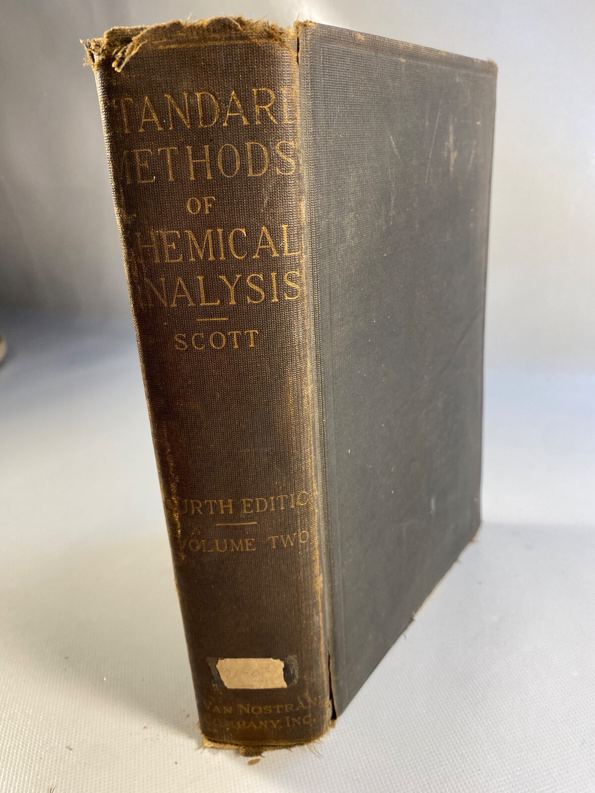 Scott\'s Standard Methods Of Chemical Analysis, 4th Ed. Vol. 2. Scott\'s Standard Methods Of Chemical Analysis, 4th Ed. Vol. 2.