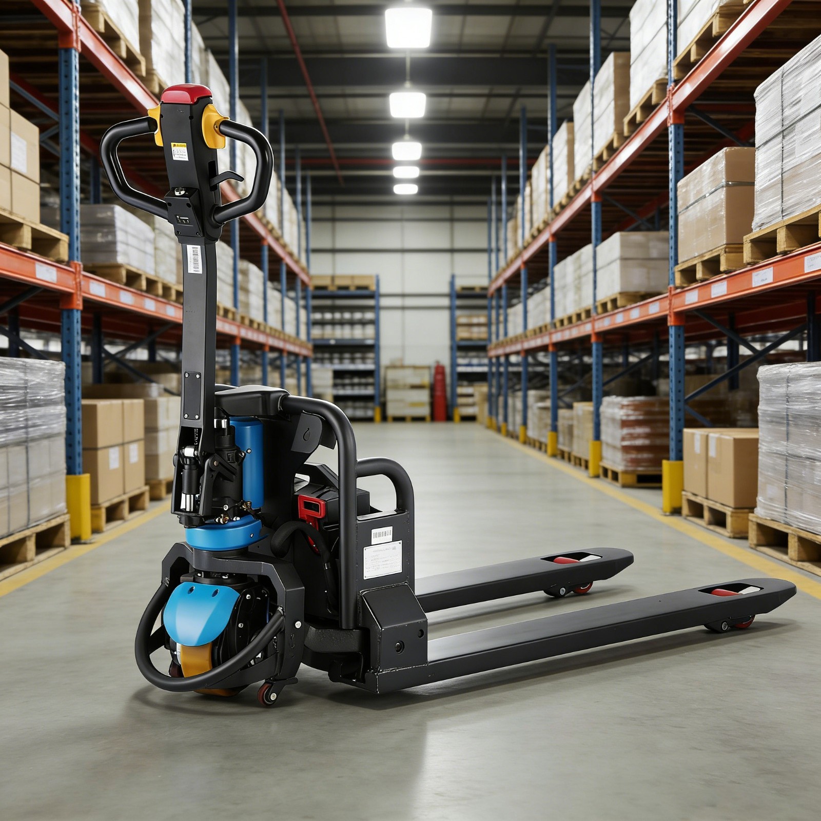 APOLLOLIFT 48V Lithium-ion Electric Pallet Truck Jack 3300lbs with 48