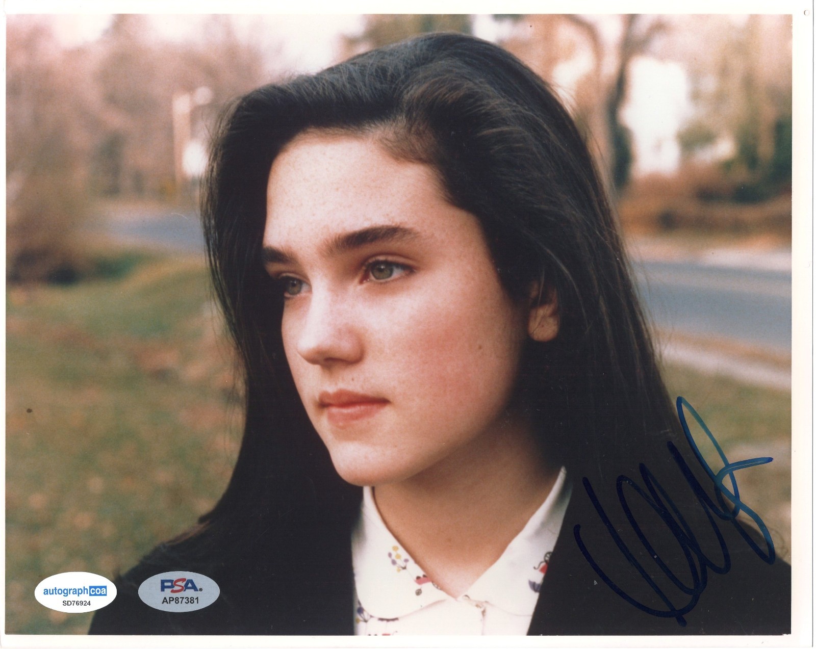 GORGEOUS SALE PLEASE READ Jennifer Connelly Signed 8x10 Photo PSA & ACOA COA