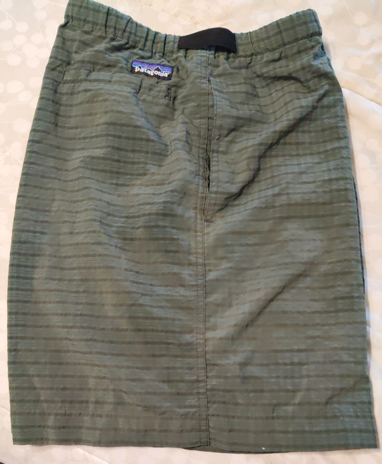 Vintage Patagonia River Shorts Mens Med Green Plaid Check 9\