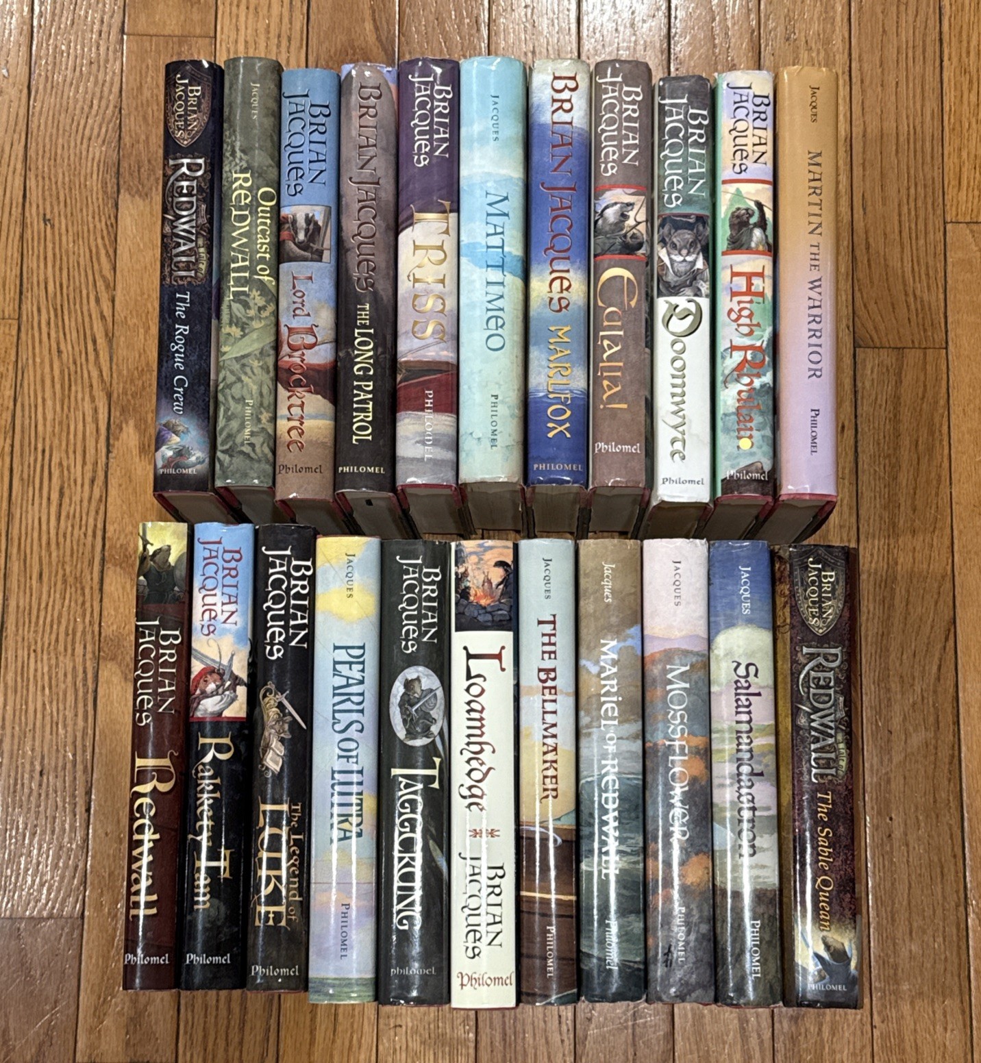 Complete Redwall Series 1-22 HARDCOVER—Brian Jacques—VERY GOOD
