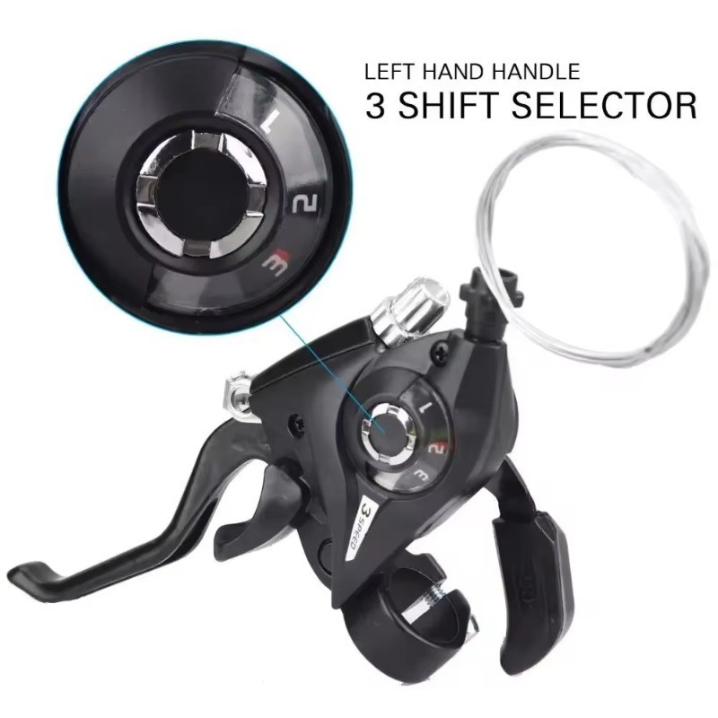 Shimano ST-EF51 ST-EF500 ST-EF65 3x7/8/9 Speed Shifters / Brake Levers Combo Kit Shimano ST-EF51 ST-EF500 ST-EF65 3x7/8/9 Speed Shifters / Brake Levers Combo Kit