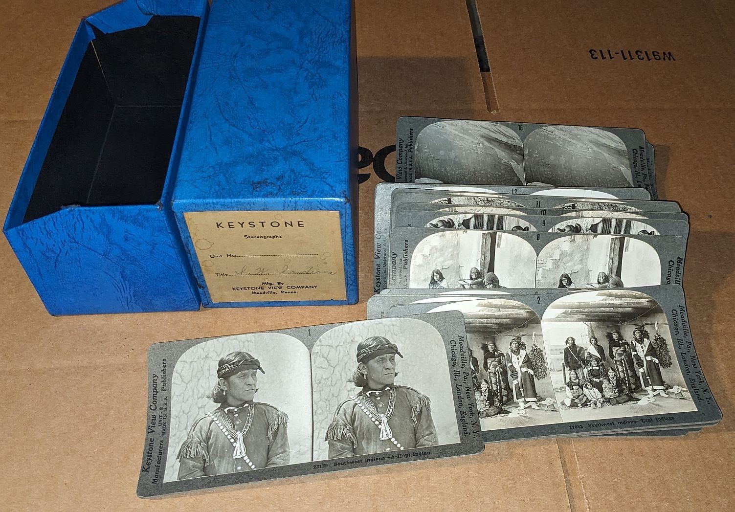 Keystone Southwest Indians 25 Card Stereoview Set Hopi Zuni Pueblo Navaho Taos Keystone Southwest Indians 25 Card Stereoview Set Hopi Zuni Pueblo Navaho Taos