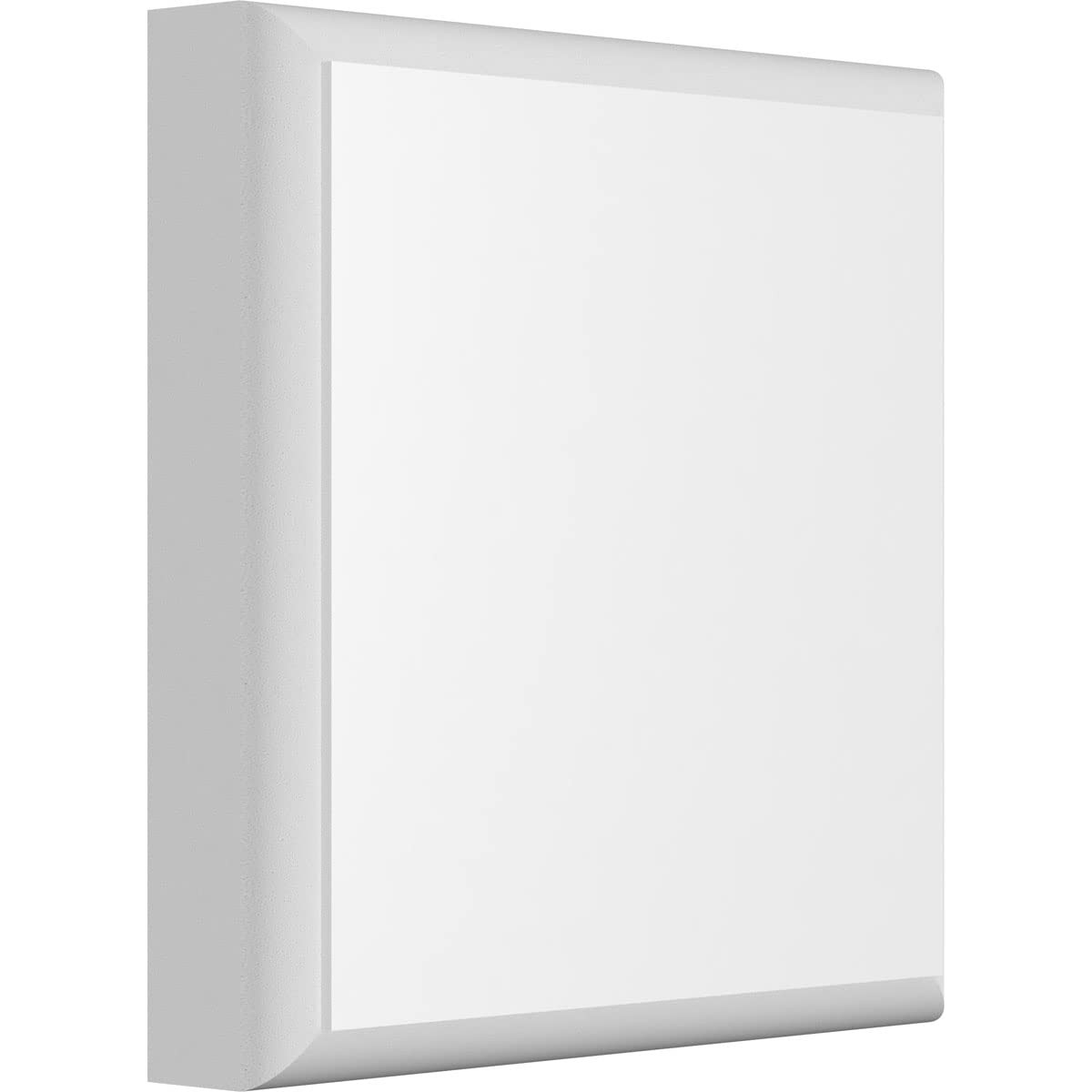 ROSP040X040X075SDG05 Rosette Rounded Edge 4x4x3/4 Inch Wood Trim Molding