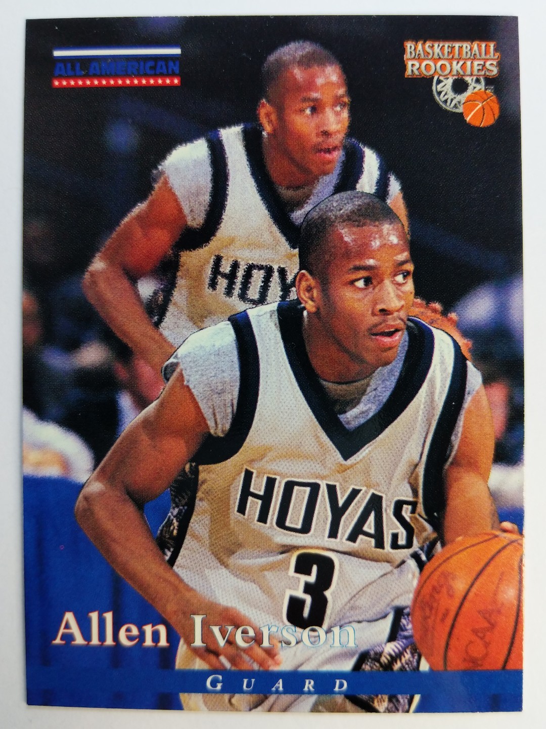 1996 96-97 Score Board Basketball Rookies Allen Iverson RC #81, Georgetown Hoyas
