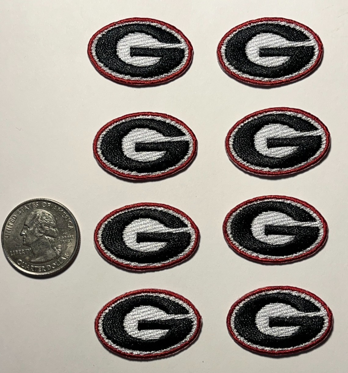 UGA University of Georgia Bulldogs uga bulldogs GA bulldogs patch 8 pieces 1.25