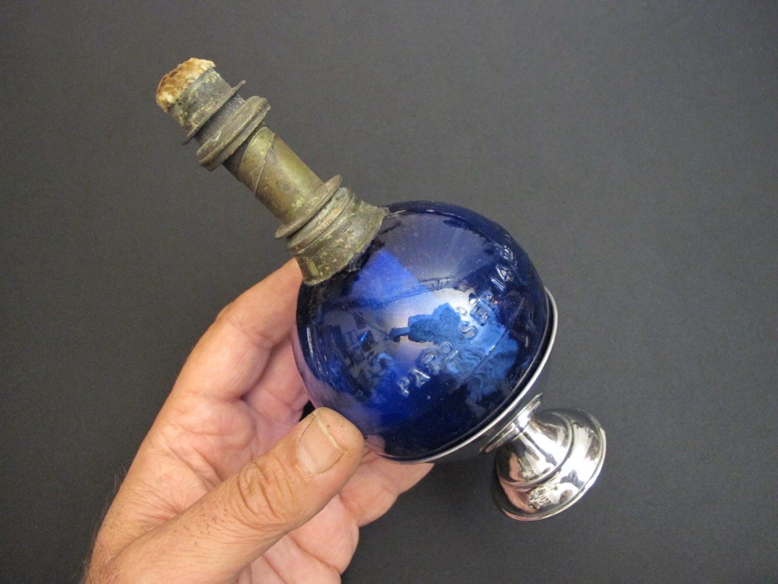 1880 Vtg Jewelers/Watchmaker Workbench Glass Lamp/Burner/Torch Antique Rare Tool 1880 Vtg Jewelers/Watchmaker Workbench Glass Lamp/Burner/Torch Antique Rare Tool