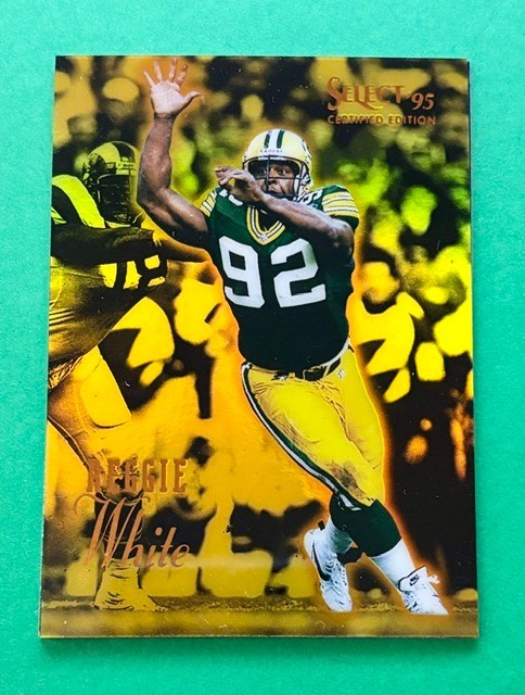 1996 Select Certified Mirror Parallel Gold Reggie White - Green Bay Packers HOF