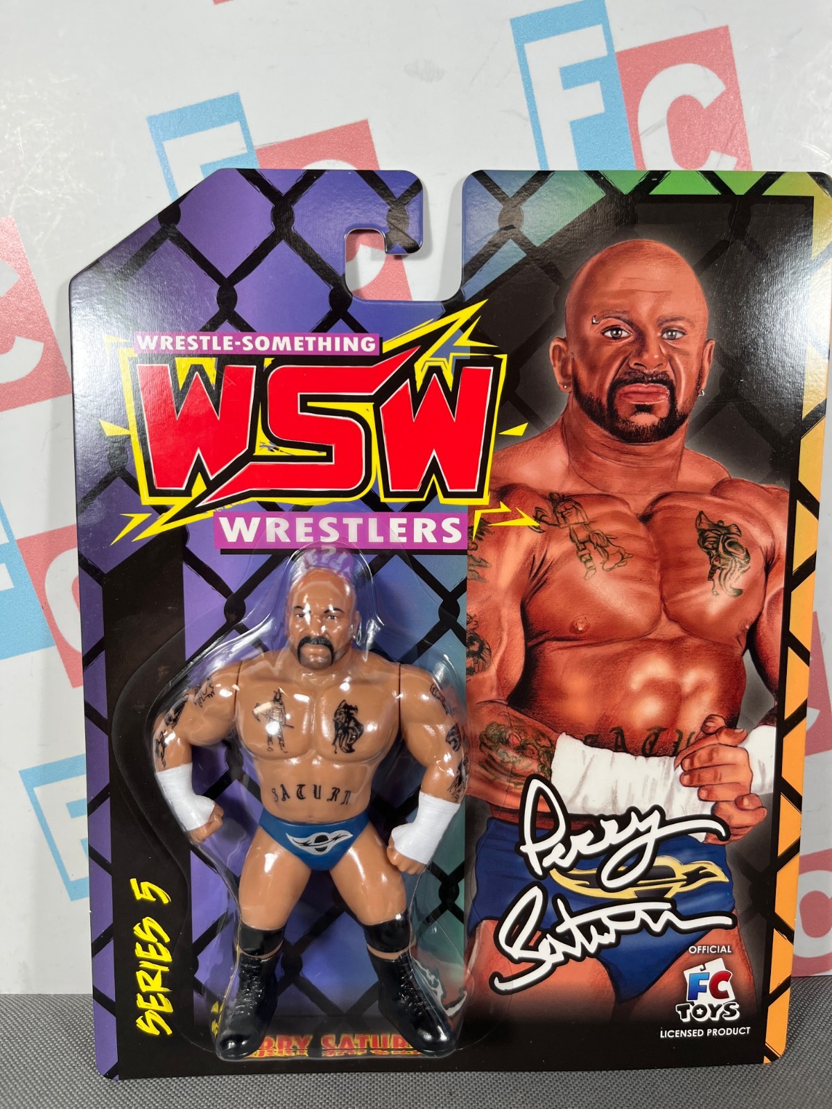 FC Toys Retro Wrestle-Something Wrestlers Series 5 Perry Saturn Figure 1/500 Ed.