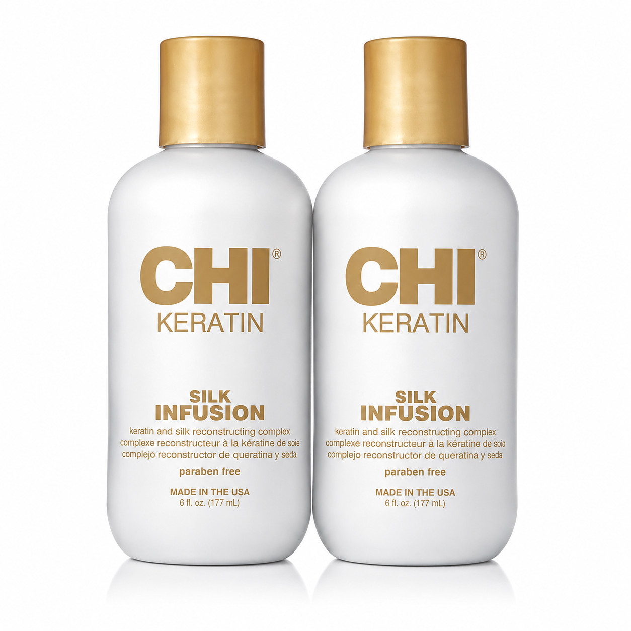 CHI Keratin Silk Infusion, Hydrating Hair Serum, 6 Oz(2 Pack) CHI Keratin Silk Infusion, Hydrating Hair Serum, 6 Oz(2 Pack)