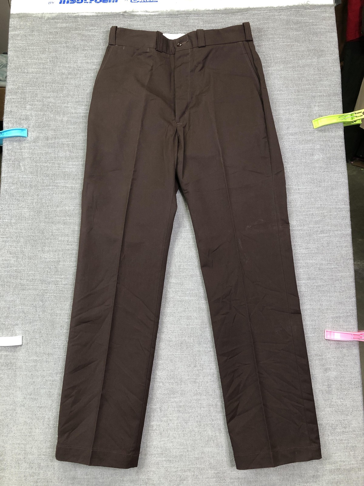 Vintage 90s OshKosh B\'Gosh Pants Mens 34x34 Brown Deadstock NOS Workwear USA