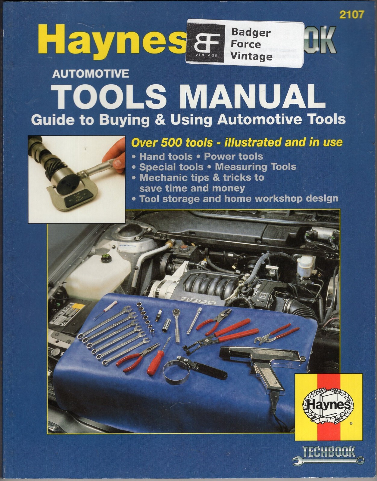 Haynes Automotive Tools Manual #2107 Car Repair Guide DIY Maintenance Book MN304