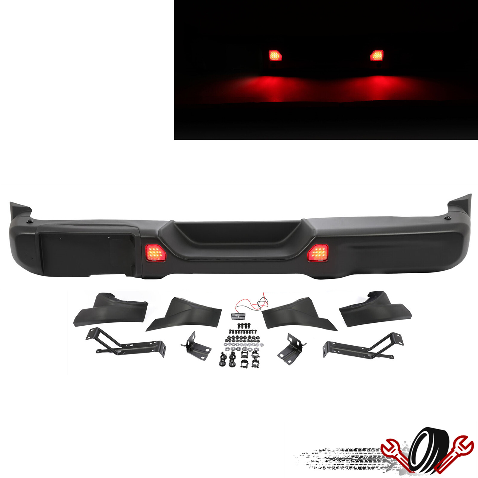 For Jeep Wrangler Rubicon JL JLU 2018-2026 #82215342 Rear Bumper Assembly Steel
