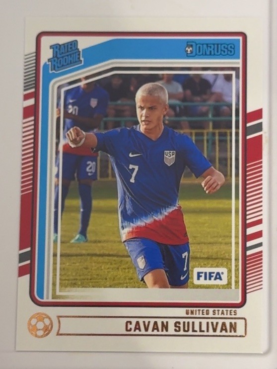 2024-25 Panini Donruss Soccer Cavan Sullivan Rated Rookie #184 - USMNT