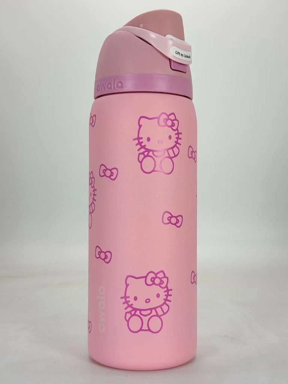 Owala x Hello Kitty 32 oz Pink Rose Quartz Water Bottle Limited Edition. Owala x Hello Kitty 32 oz Pink Rose Quartz Water Bottle Limited Edition.
