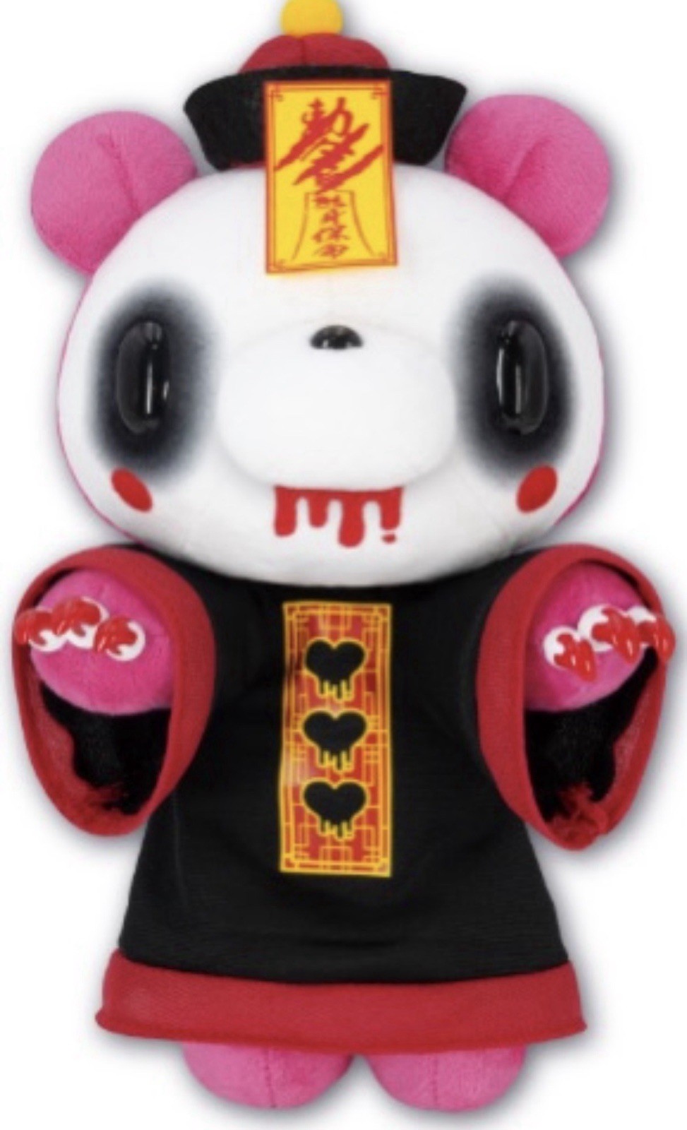 Chax GP Gloomy The Jiangshi Plush Doll Bear Pink Taito Japan Vampire Chinese Chax GP Gloomy The Jiangshi Plush Doll Bear Pink Taito Japan Vampire Chinese