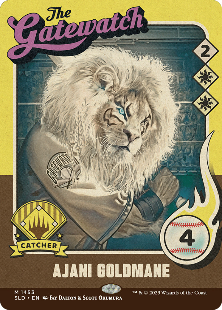 x1 Ajani Goldmane // Ajani Goldmane SLD MTG 1453 BORDERLESS MYTHIC M/NM 1x x1 Ajani Goldmane // Ajani Goldmane SLD MTG 1453 BORDERLESS MYTHIC M/NM 1x