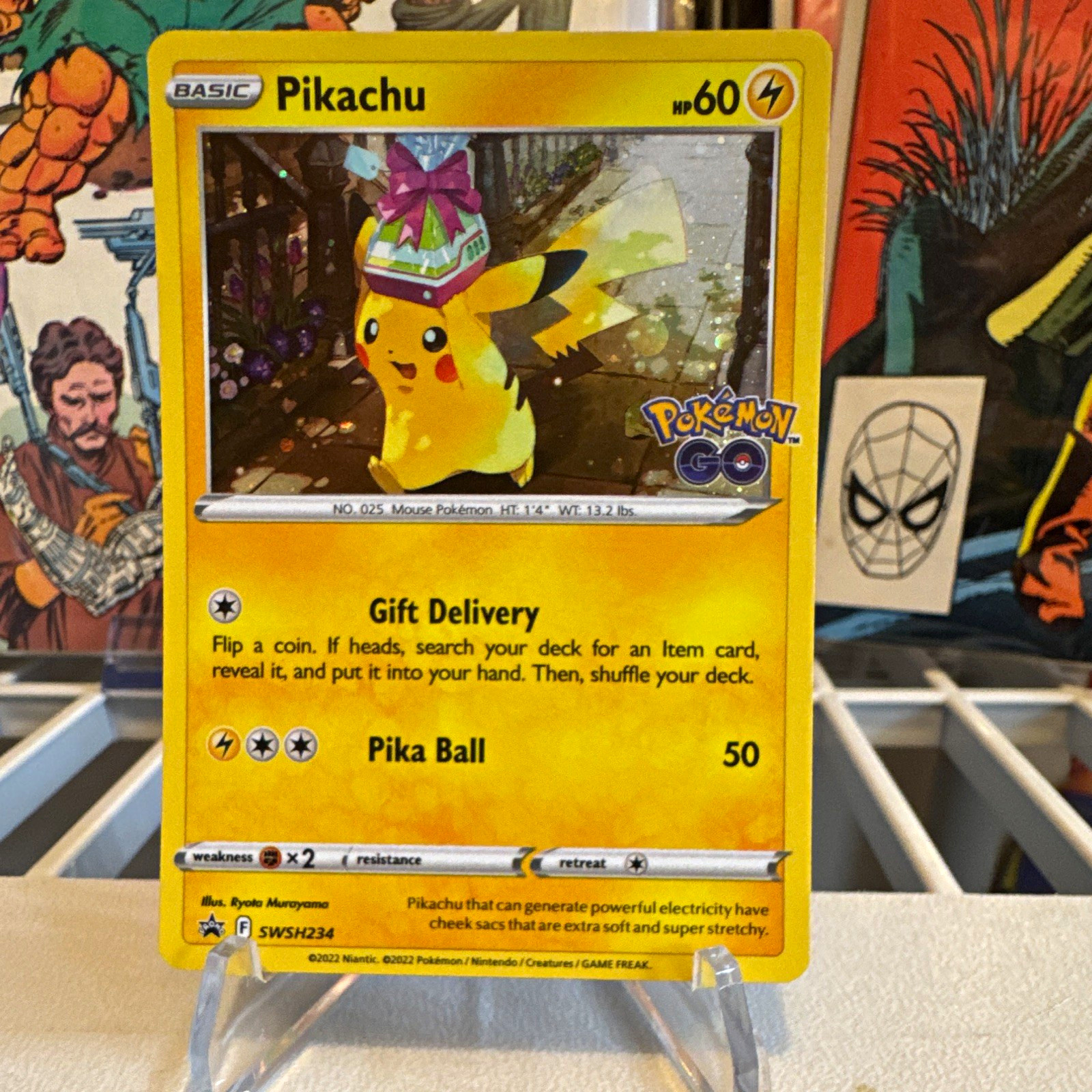 The Pokémon Company 2022 Pokemon TCG SWSH Promo Pikachu SWSH234 Holo ENG The Pokémon Company 2022 Pokemon TCG SWSH Promo Pikachu SWSH234 Holo ENG