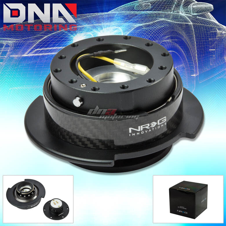 NRG GEN 2.5 STEERING WHEEL QUICK RELEASE HUB KIT/ADAPTER BLACK BODY CARBON RING NRG GEN 2.5 STEERING WHEEL QUICK RELEASE HUB KIT/ADAPTER BLACK BODY CARBON RING