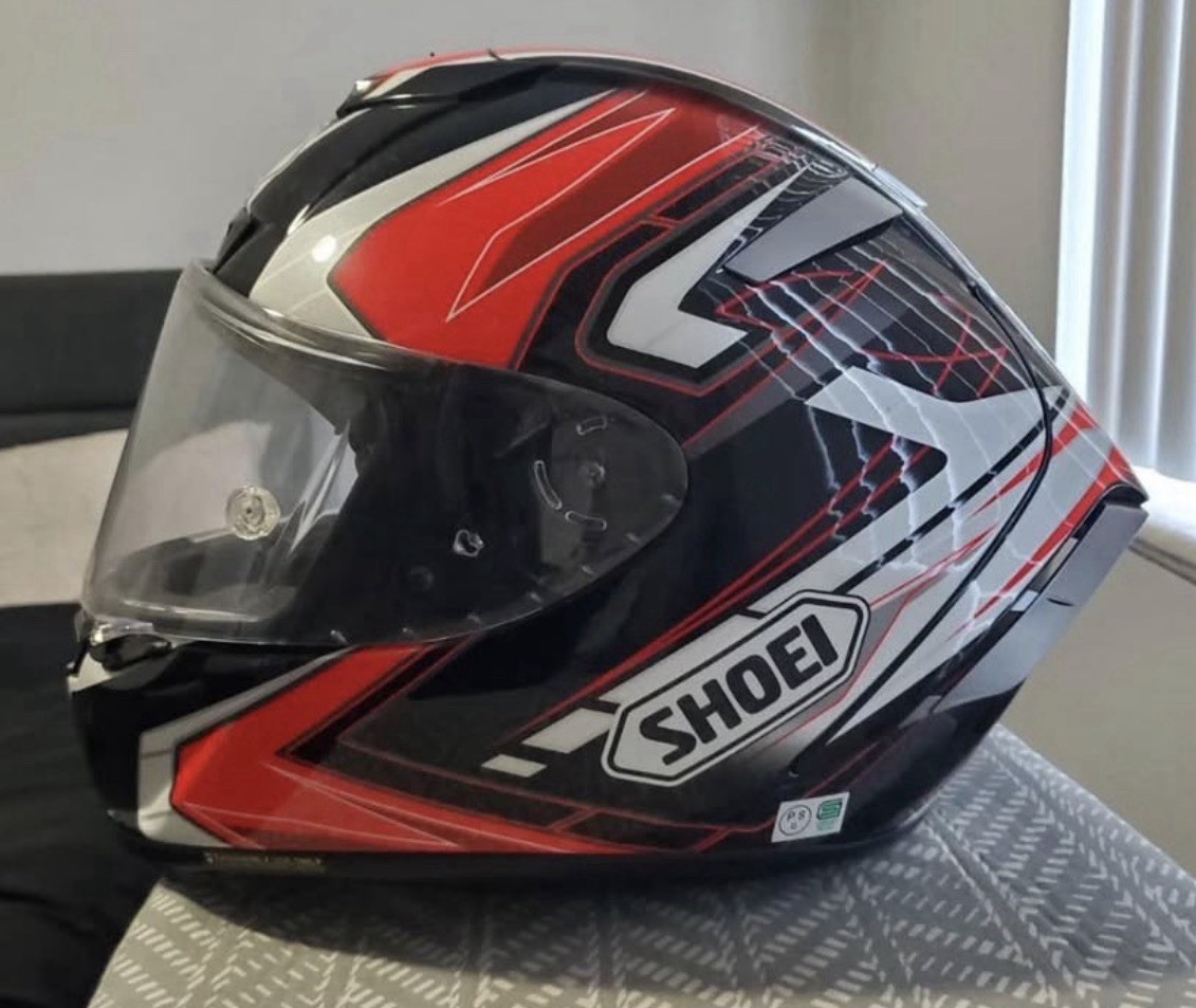 Shoei X-Fourteen X14 Motorcycle Helmet Size XL