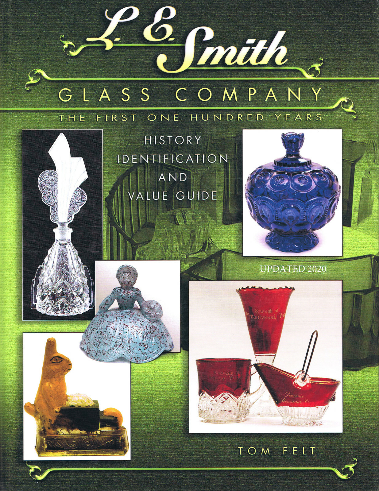 L. E. Smith Glass: First 100 Years, Tom Felt- Updated 2020, Swung Vases, MCM