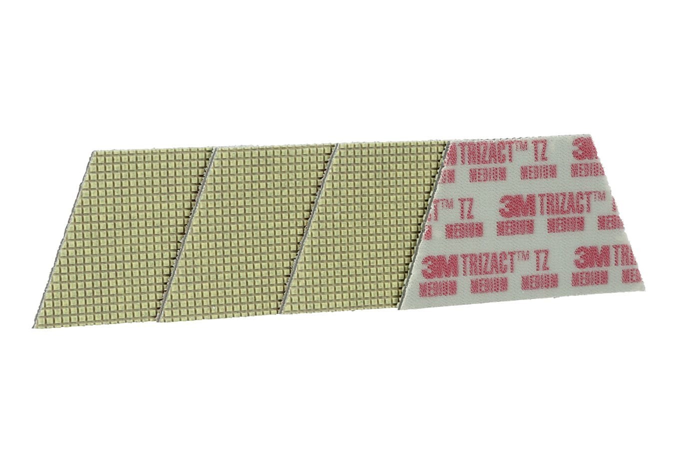 ⭐️ 3M 86019 Trizact Diamond TZ Abrasive Pads RED - Pack of 4 New 🔥