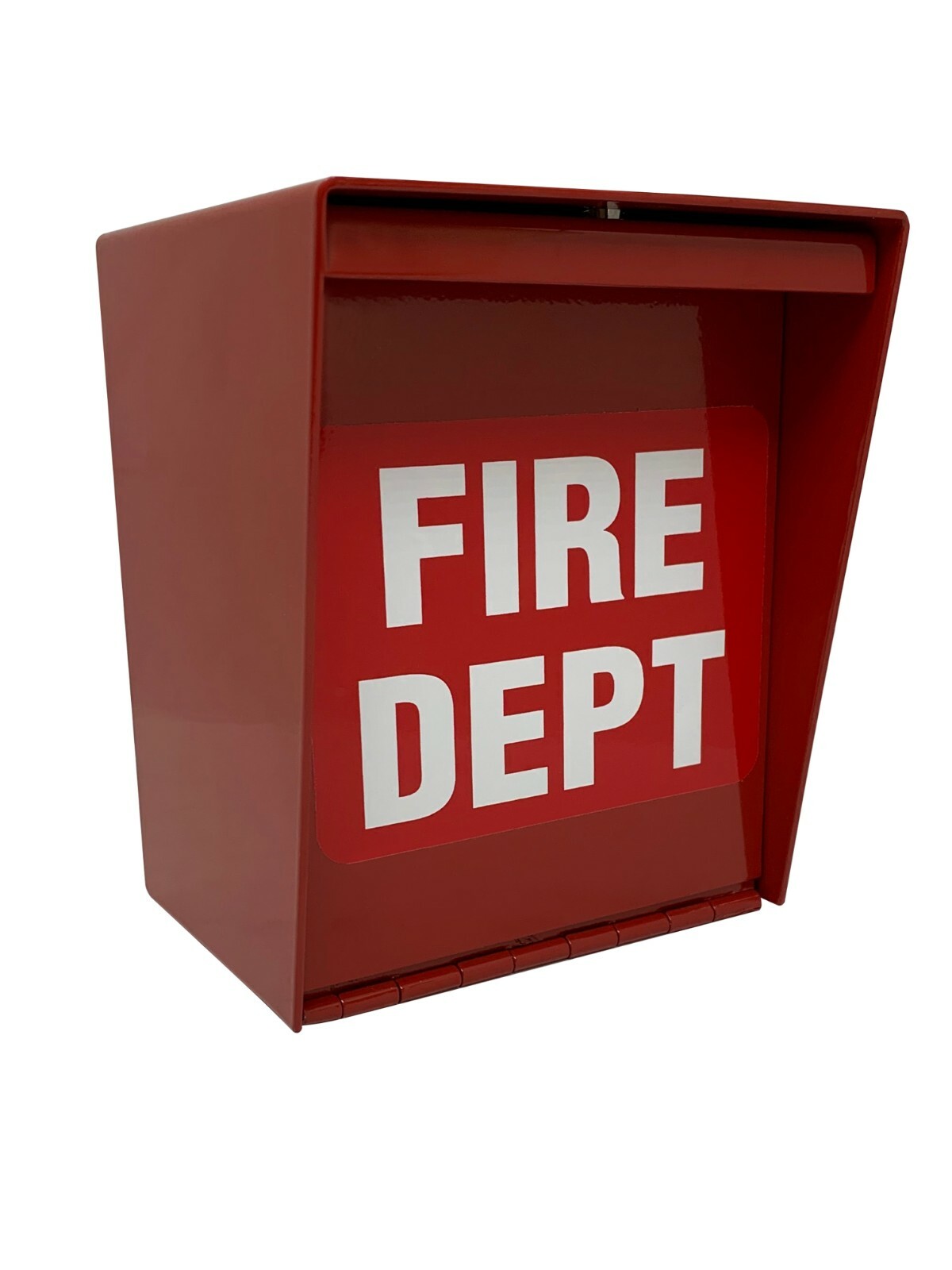 Fire Department Lock Box with Pad Lock Eagle 2000 Hole Red Powder Coat FIRE DEPT
