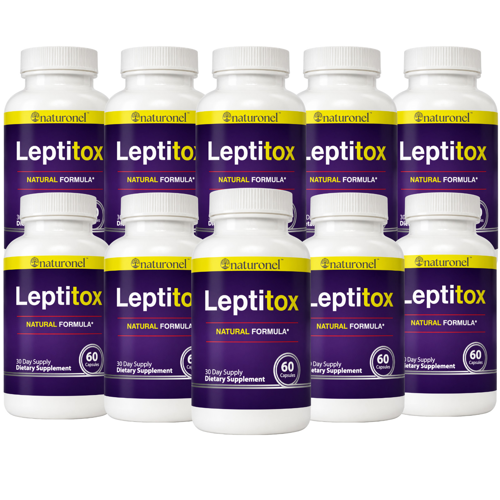 Leptitox Natural Formula Dietary Supplement - 10 Bottle Leptitox Natural Formula Dietary Supplement - 10 Bottle