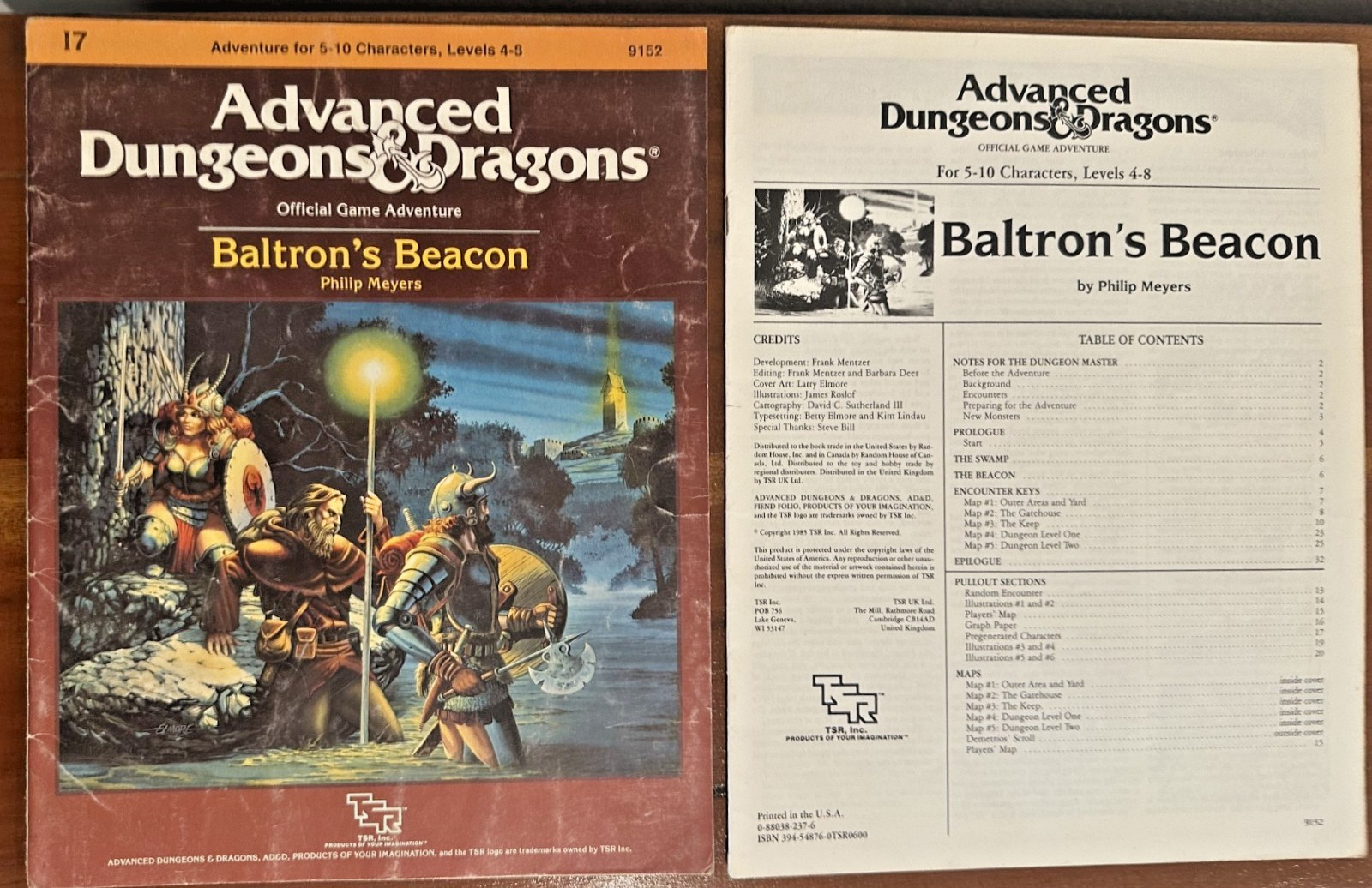 AD&D Adventure Module I7 Baltron\'s Beacon TSR 9152