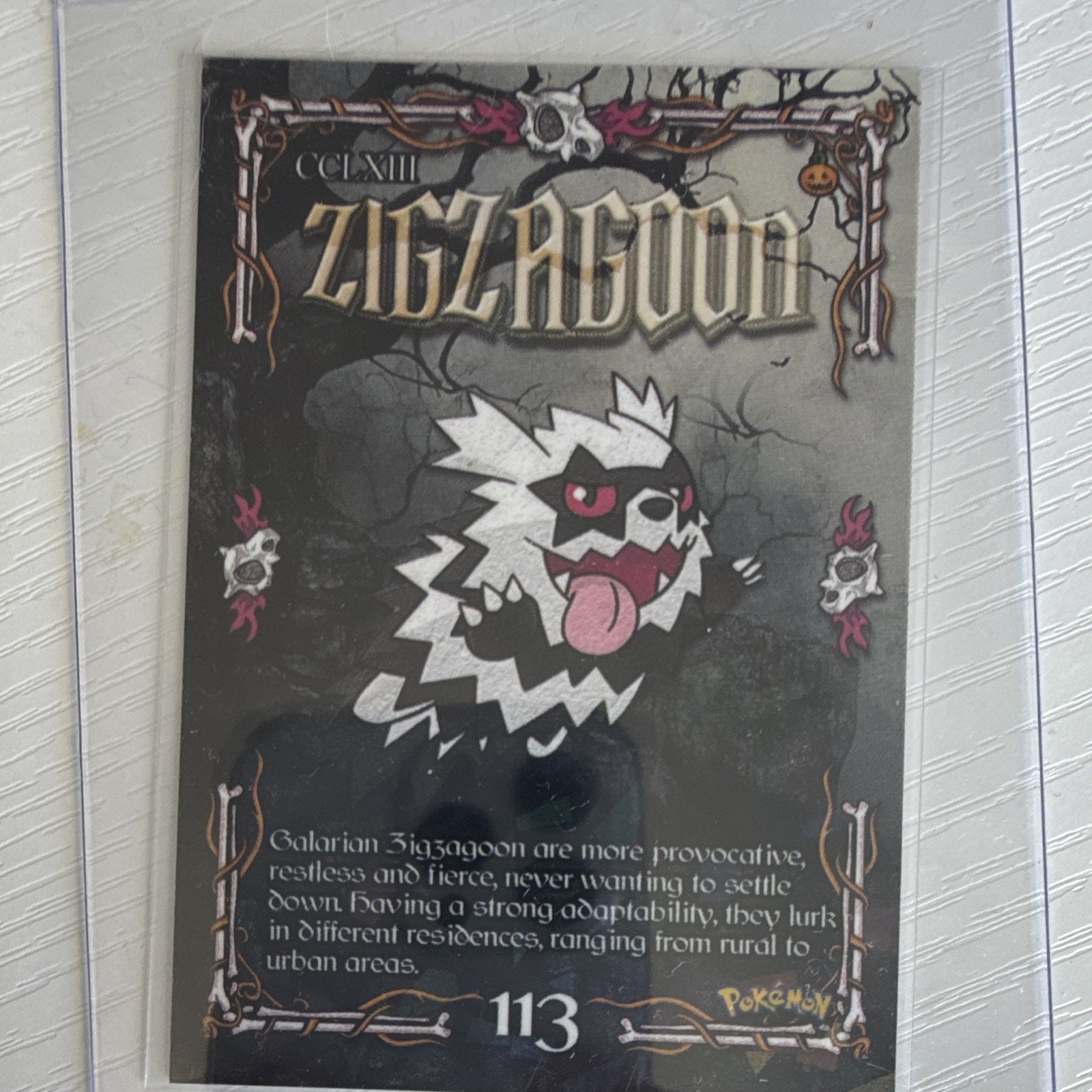 PRISMA Pokémon TCG EN Zigzagoon 113 Trick or Trade Cards Galarian Common PRISMA Pokémon TCG EN Zigzagoon 113 Trick or Trade Cards Galarian Common