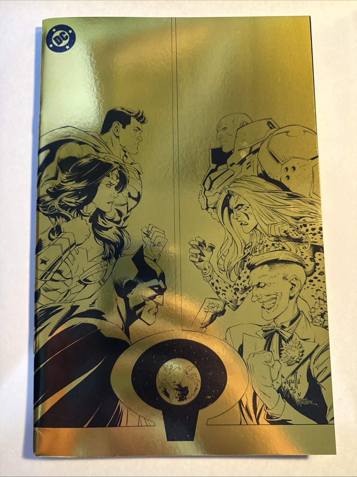 DC KO #1 Greg Capullo 1:1000 Blind Bag Gold Foil Variant 🔥 DC KO #1 Greg Capullo 1:1000 Blind Bag Gold Foil Variant 🔥